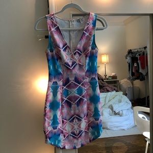 Tobi Patterned bodycon dress